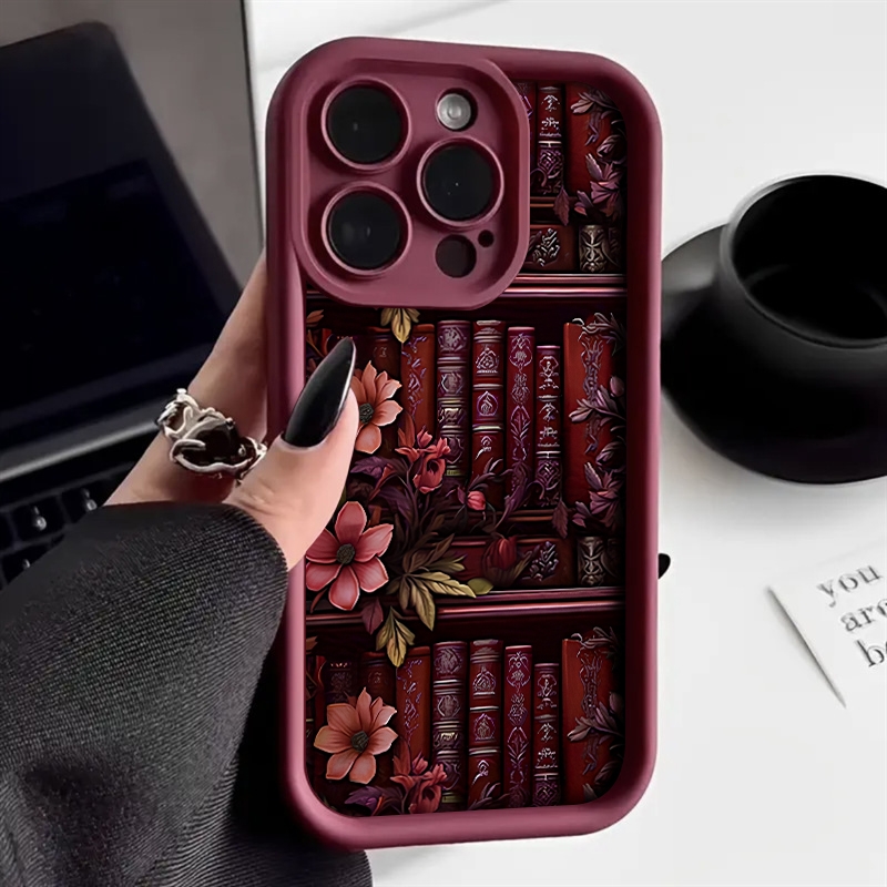 Phone Cases Xr Iphone - ブックフラワー柄のおしゃれなスマホケース iPhone 17 Air 16 15