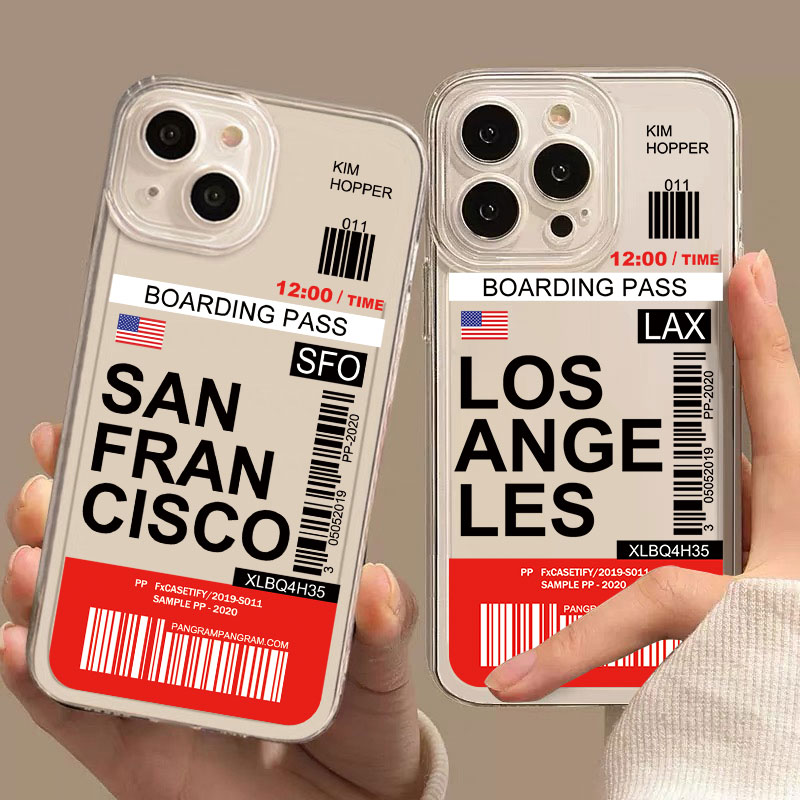 Phone Cases London - 世界の都市-旅行チケット,電話ケース,透明,iPhone 14 7 8 plus se2