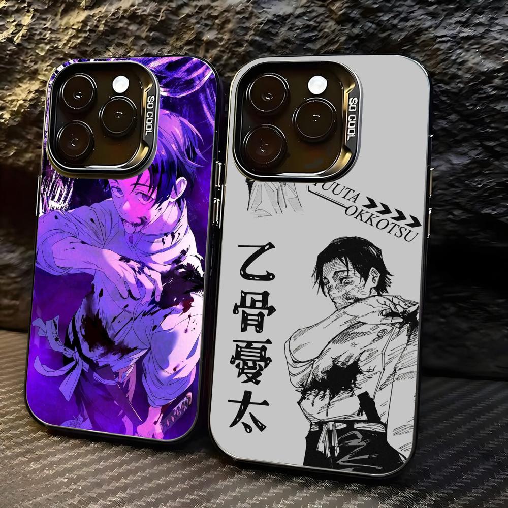 Phone Cases Jujutsu Kaisen - 呪術廻戦 アニメ 霧切響一 携帯電話ケース IMDカラー シルバーシェル