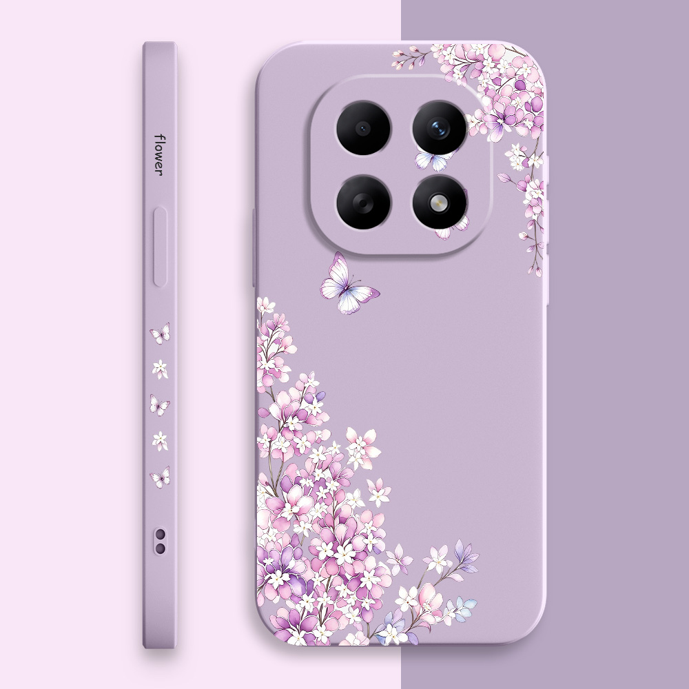 バイオレットフローラル柄のXiaomi Redmi Note - Phone Cases Xiaomi 15 のレビューと価格
