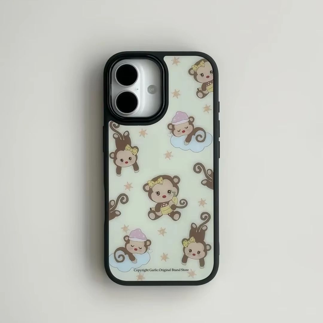 「リトルモンキー」のかわいいデザインのiPhone用スマホケ - Phone Cases Xr Iphone のレビューと価格