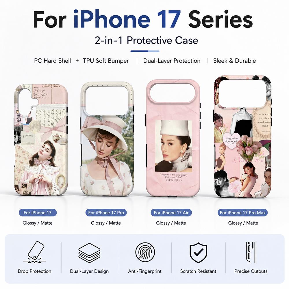 A-オードリー・H-ヘップバーン フィルム素材 2-in-1 - Phone Cases H&M のレビューと価格