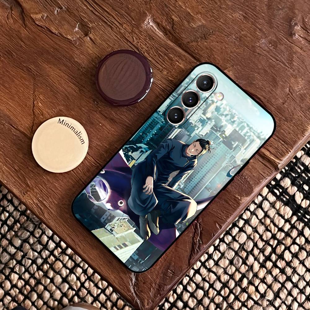 Suguru Geto スマホケース ブラック 超薄型 耐衝 - Phone Cases Jujutsu Kaisen のレビューと価格