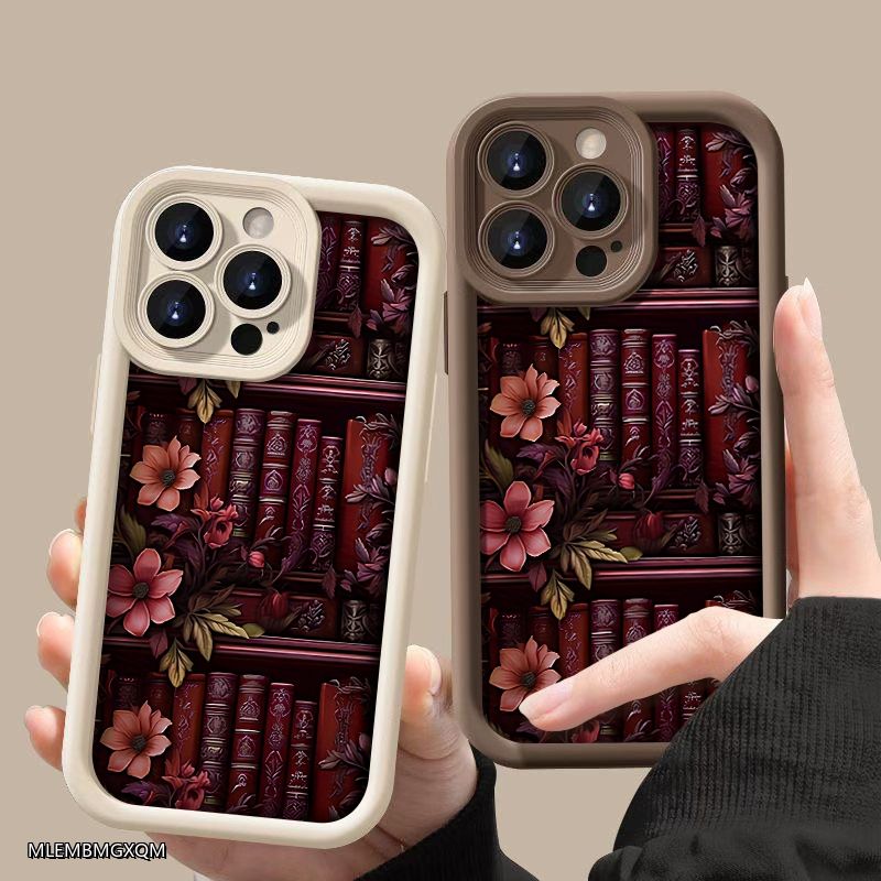 ブックフラワー柄のおしゃれなスマホケース iPhone 17 - Phone Cases Xr Iphone のレビューと価格