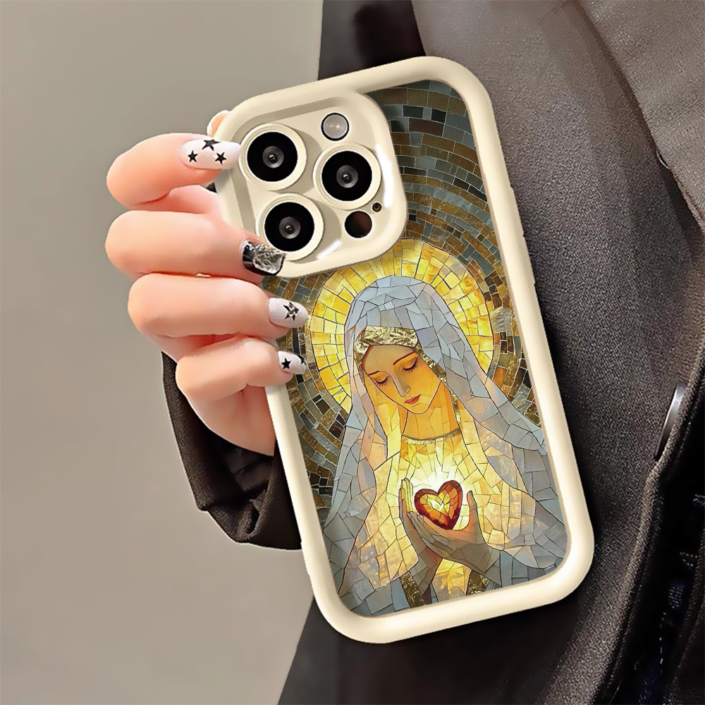 レトロな教会のステンドグラス風デザインのiPhone用ケース - Phone Cases Xr Iphone のレビューと価格