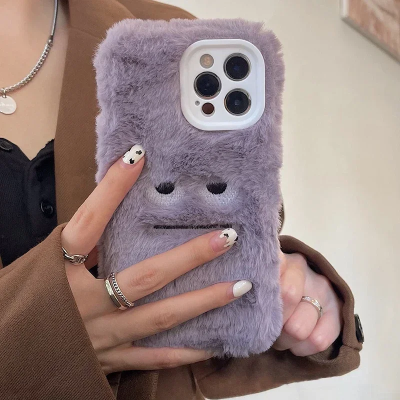 かわいいモンスターのぬいぐるみ風、ふわふわのiPhoneケー - Phone Cases Iphone 13 のレビューと価格