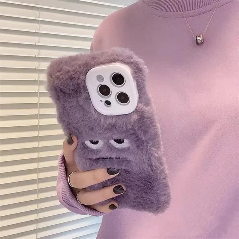 かわいいモンスターのぬいぐるみ風、ふわふわのiPhoneケー - Phone Cases Iphone 13 のレビューと価格