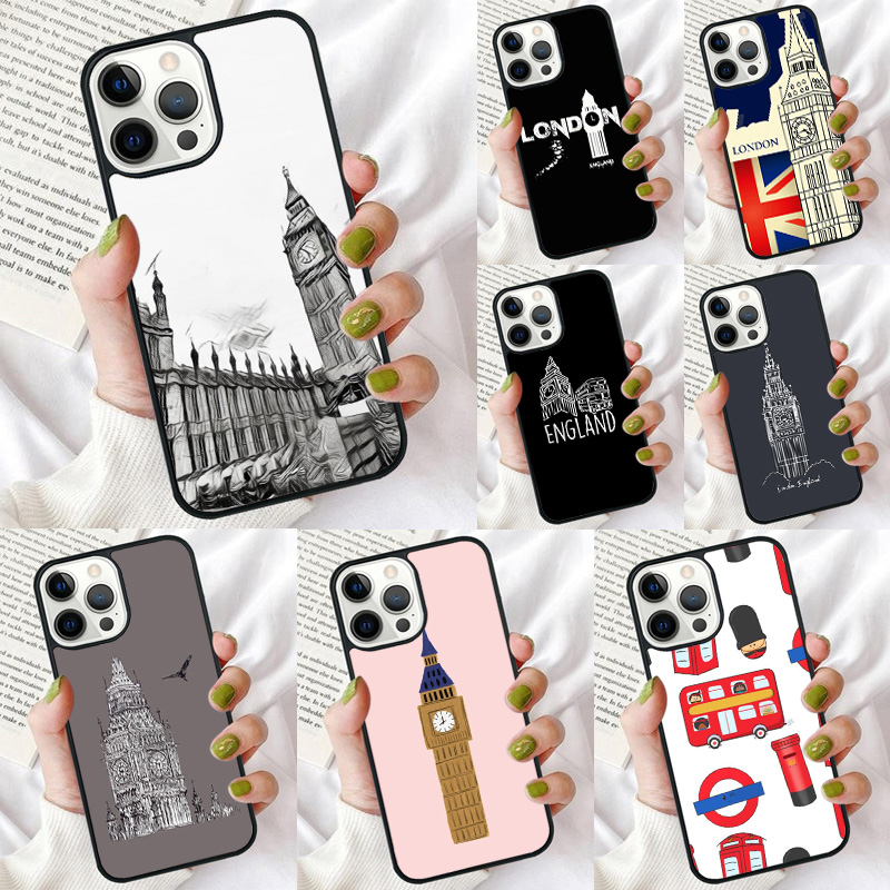 ビッグ・ベン・タワー ロンドンデザイン iPhone 18、 - Phone Cases London のレビューと価格