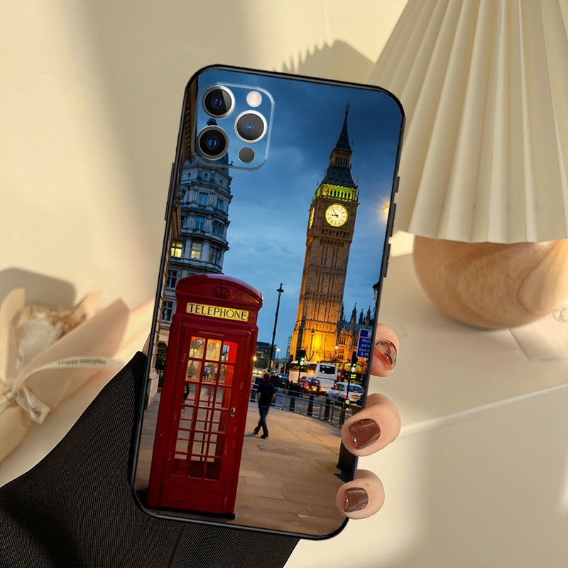 ロンドンのバス、イングランド、ビッグ・ベンのデザインのiPh - Phone Cases London のレビューと価格