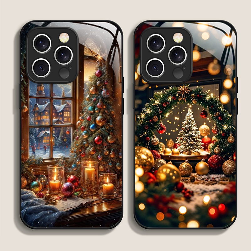 クリスマスツリー ギフト 雪景色 クリエイティブ スマホケー - Phone Cases Xr Iphone のレビューと価格